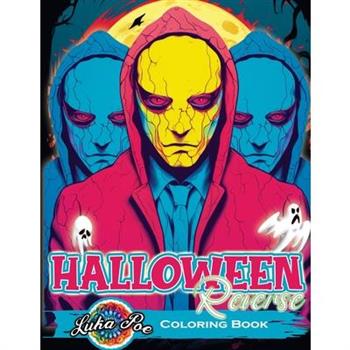 Reverse Coloring Book Halloween