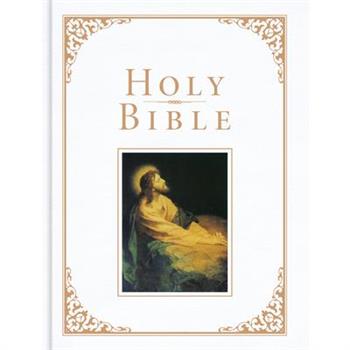 KJV Family Bible, White Imitation Leather-Over-Board