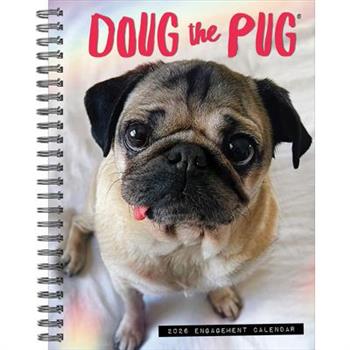 Doug the Pug 2026 6.5 X 8.5 Engagement Calendar