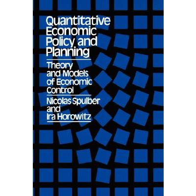 Quantitative Economic Policy and Planning
