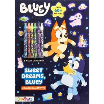 Bluey: Sweet Dreams- Bluey (Color & Activity with Crayons)