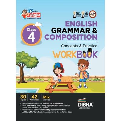 Perfect Genius Class 4 English Grammar & Composition Concepts & Practice Workbook Follows NEP 2020 Guidelines