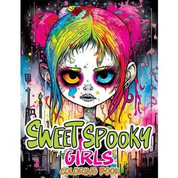 Sweet Spooky Girls Coloring Book