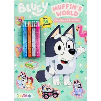 Bluey: Muffin`s World (Color & Activity with Crayons)