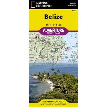 National Geographic Adventure Map Belize