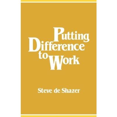 Putting Difference to Work