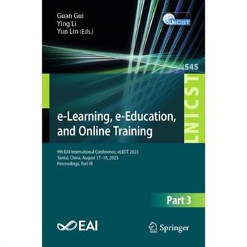 E-Learning, E-Education, and Online Training