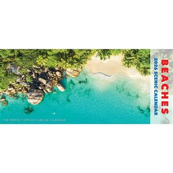Beaches 2026 Panoramic 15 X 6.5 Wall Calendar