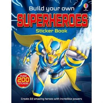 Build Your Own Superheroes Sticker Book