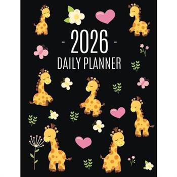 Cute Giraffe Planner 2026