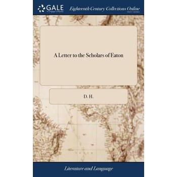 A Letter to the Scholars of Eaton