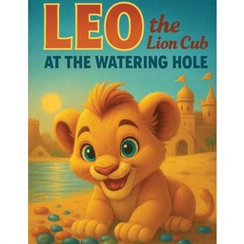 Leo the Lion Cub at the Watering Hole