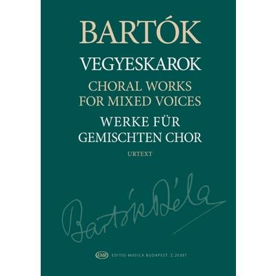 Choral Works for Mixed Voices Urtext Edition Paperback - Choral Score