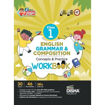 Perfect Genius Class 1 English Grammar & Composition Concepts & Practice Workbook Follows NEP 2020 Guidelines