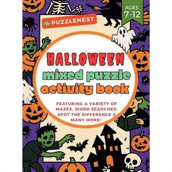 Halloween Mixed Puzzle Activity Book