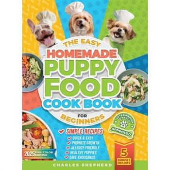 The Easy Homemade Puppy Food Cookbook for Beginners