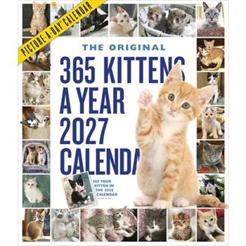 365 Kittens-A-Year Picture-A-Day(r) Wall Calendar 2027
