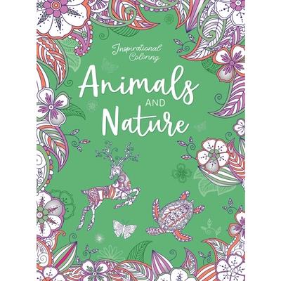 Inspirational Coloring: Animals and Nature