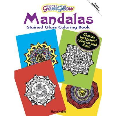 Mandalas Stained Glass Coloring Book