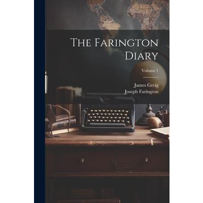 The Farington Diary; Volume 1