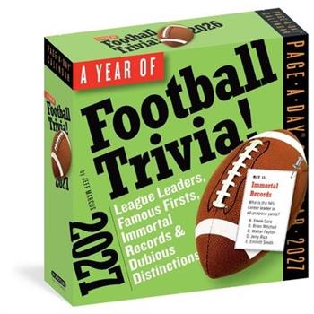 A Year of Football Trivia! Page-A-Day(r) Calendar 2027