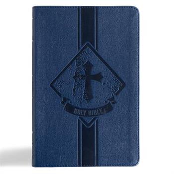 KJV Kids Bible, Thinline Edition, Navy Leathertouch