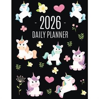 Unicorn Daily Planner 2026
