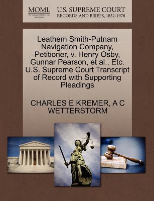 Leathem Smith-Putnam Navigation Company, Petitioner, V. Henry Osby, Gunnar Pearson, Et Al., Etc. U.S. Supreme Court Transcript of Record with Supporting Pleadings