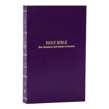 Kjv, Pocket New Testament with Psalms and Proverbs, Purple Softcover, Red Letter, Comfort Print