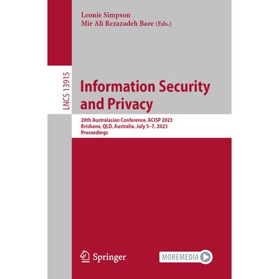Information Security and Privacy