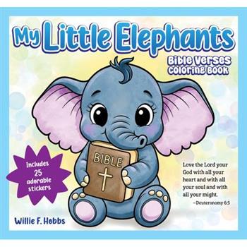 My Little Elephants Bible Verses Coloring Book
