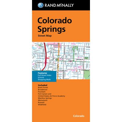 Rand McNally Folded Map: Colorado Springs Street Map