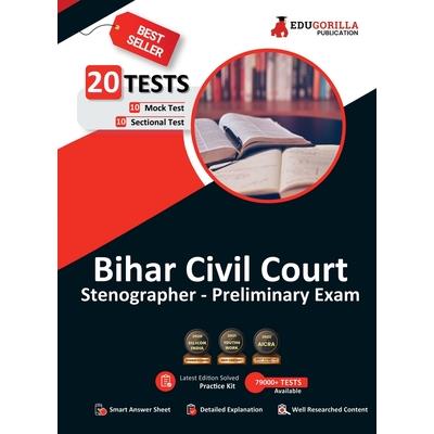 Bihar Civil Court Stenographer Preliminary Exam 10 Full-length Mock Tests + 10 Sectional Tests (1000+ Solved Questions) Free Access to Online Tests Bihar Civil Court Stenographer Preliminary Exam 10 Full-length Mock Tests + 10 Sectional Tests (1000+ Solved Questions) Free Access to Online Tests