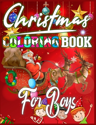 Christmas Coloring Book For Boys