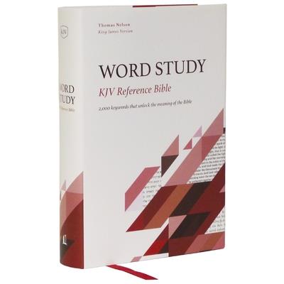 Kjv, Word Study Reference Bible, Hardcover, Red Letter, Comfort Print