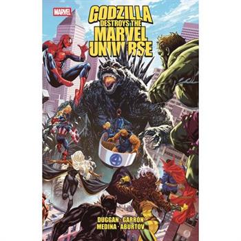 Godzilla Destroys the Marvel Universe