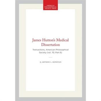 James Hutton's Medical Dissertation
