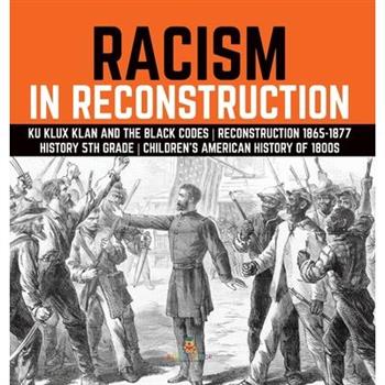 Racism in Reconstruction Ku Klux Klan and the Black Codes Reconstruction 1865-1877 History 5th Grade Children's American History of 1800s
