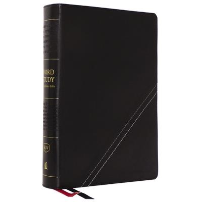 Kjv, Word Study Reference Bible, Leathersoft, Black, Red Letter, Comfort Print
