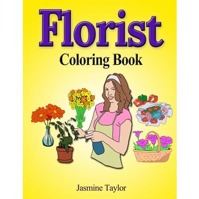 Florist Coloring Book