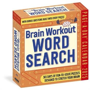Brain Workout Word Search Page-A-Day(r) Calendar 2025