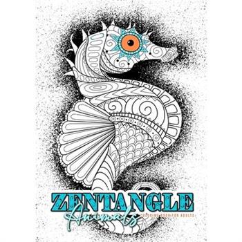 Zentangle Animals Coloring Book for Adults