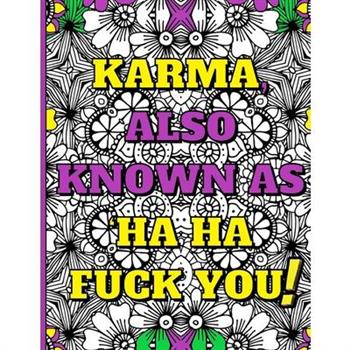 Swear Word Therapy Adult Coloring Book