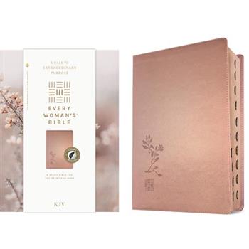 KJV Every Woman's Bible, Filament Enabled (Leatherlike, Rose Gold, Indexed, Red Letter)