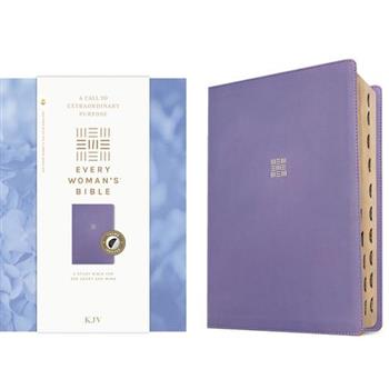 KJV Every Woman's Bible, Filament Enabled (Leatherlike, Periwinkle Purple, Indexed, Red Letter)