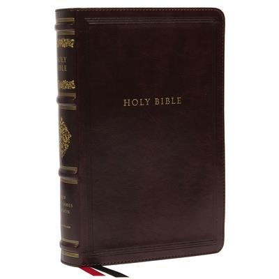 Nkjv, Personal Size Reference Bible, Sovereign Collection, Leathersoft, Brown, Red Letter, Thumb Indexed, Comfort Print