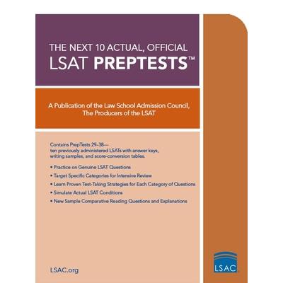 The Next 10 Actual, Official LSAT PrepTests