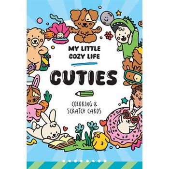 My Little Cozy Life Cuties Coloring & Scratch Cards