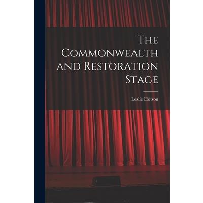 The Commonwealth and Restoration Stage