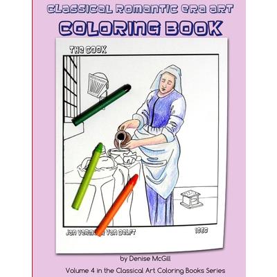 Classical Romantic Era Art Coloring Book
